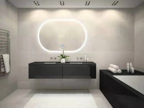 B-Stone Ovalo spiegel met LED-verlichting 90x60cm