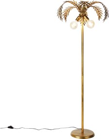 Smart vloerlamp goud 156cm incl. 2 Wifi G95 - Botanica