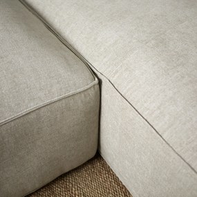 Beige Bank Met Chaise Longue Rechts