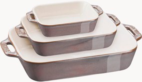 Ovenschalen Staub van keramiek, 3-delig