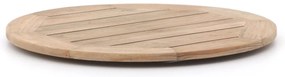 Dienblad voor buiten en binnen  | ROUGH-X | Teakhout | Old Teak Greywash | ø 80cm | Kees Smit Tuinmeubelen