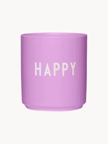 Design beker Favourite HAPPY met opschrift