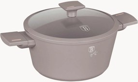 Stoofpan Taupe met deksel met antiaanbaklaag