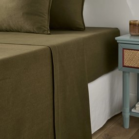 Plat laken, in katoen flanel, Clara