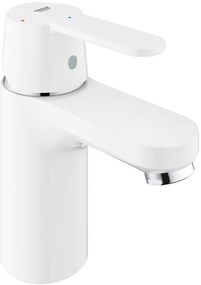 Grohe QuickFix Get wastafelkraan met koude start en push-open waste moon white