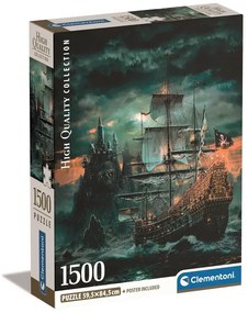 Puzzel Compact Box - The Pirates Ship