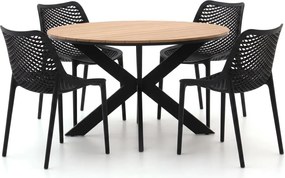 + 15% kassakorting | Diningset Forza  | 4 personen polywood | Tuinset stapelbaar | 5-delig | Kees Smit Tuinmeubelen