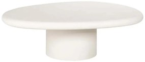 Richmond Interiors Bloomstone Witte Salontafel Organisch - 110 X 90cm.