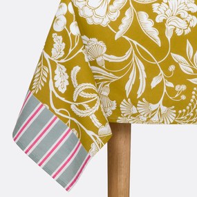 Tafelkleed gewassen katoen, bloemenprint, LINDA