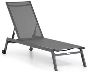 Lifestyle Garden Furniture Ultimate Ligbed Met Wiel Aluminium/textileen Grijs