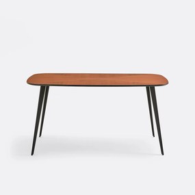 Vintage eettafel, inleghout, 6 personen, WATFORD