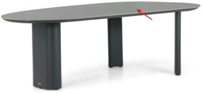 Tuinset 6 personen 240 cm Outdoor textiel Grijs Lifestyle Garden Furniture Lugo/Weave