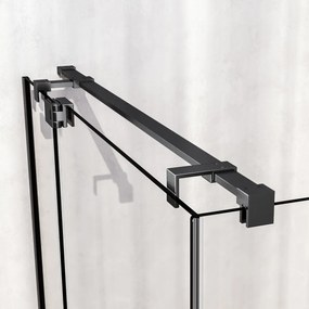 Brauer Stellar douchecabine met draaideur 160x90cm gunmetal geborsteld PVD