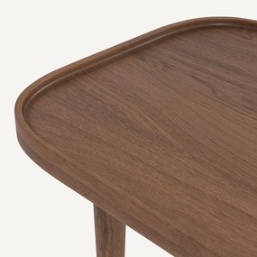 Salontafel in massief notenhout Magosia, klein model