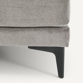 Voetensteun van stonewashed fluweel, MODERNISTE, ontwerp Emmanuel Gallina