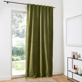 Thermisch gordijn in fluweel met verdekte lussen, Velvet