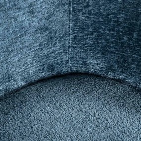 Richmond Interiors Amphara Eetkamerstoel Hotel Chique Stijl Blauw Chenille