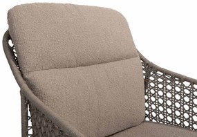 4 Seasons Outdoor Moretti dining chair terre met hoge rugleuning  Tuinstoel    bruin weerbestendig