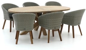 Diningset Intenso  | 6 personen | Tuinset teakhout | 7-delig | Kees Smit Tuinmeubelen