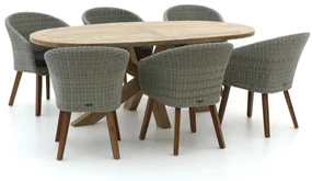 Intenso Tropea/ROUGH-Y Ellips 200cm dining tuinset 7-delig