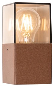 Industriële buiten wandlamp roestbruin IP44 - Denmark