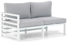 Hoek loungeset 5 personen Aluminium Wit  Domani Furniture Linde