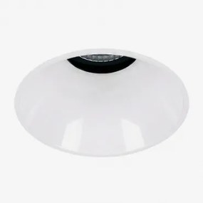 Downlight Led Inbouw Zonder Rand Trimless Rond Voor Buiten In Aluminium Luisiana Wit & Neutraal Wit 3500k & Ø6,8 Cm & 10 W & 23º - Sklum