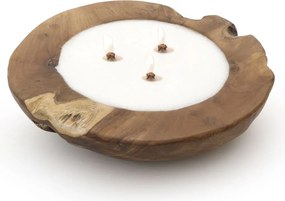 Buitenkaarsen | Tierra Outdoor Bowl | Teakhout | Natural Teak | ø 40cm | Kees Smit Tuinmeubelen