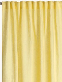 Linnen lichtdoorlatende multibandgordijnen Malva, 2-delig, B 135 cm