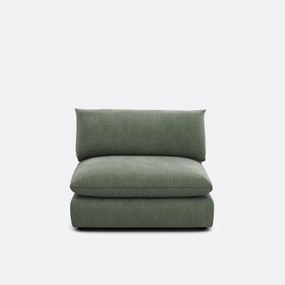 Zitelement voor modulaire sofa, in gestructureerde stof, Malo
