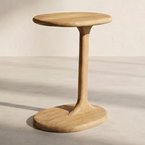 By-Boo Fenix Bank Bijzettafel Naturel Hout - 40 X 30cm.