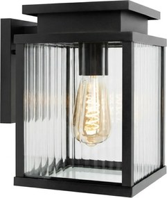 Leicester 2 Muurlamp Zwart