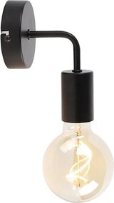 Moderne wandlamp zwart 15,5 cm - Facile