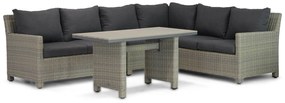 Hoek loungeset 6 personen Wicker Taupe  Garden Collections Lusso