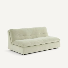 3-zits modulaire bank in stonewashed fluweel, GIULIANO