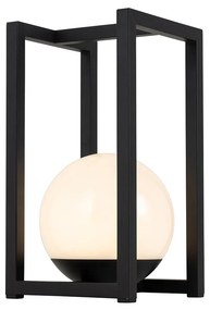 Buiten tafellamp zwart incl. LED met touch oplaadbaar - Nowi