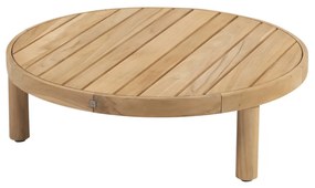 4 Seasons Outdoor Finn loungetafel teak Ø 80 x 25 cm  Loungetafel    houtkleur weerbestendig