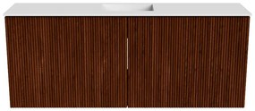 Mondiaz Joya 100cm toiletmeubel ruby met wastafel faye midden 1 kraangat talc