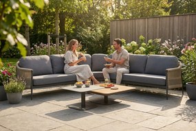 Hoek loungeset 5 personen Aluminium/Rope Taupe  Coco Romeo/Ralph