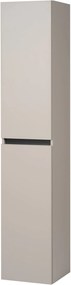 Saqu Gaia hoge kast links 35x34x180cm mat greige