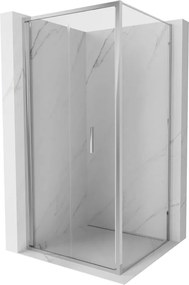 Mexen Exo opvouwbare douchecabine 85 x 85 cm, transparant, chroom - 816-085-085-01-00