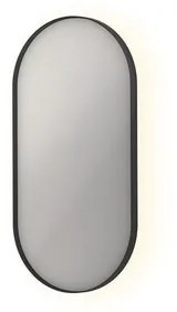INK SP21 Spiegel - 40x4x80cm - LED onder en boven colour changing - dimbaar - in stalen kader - aluminium zwart mat 8408955