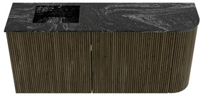 Mondiaz Joya DLux 90cm toiletmeubel ronding rechts shadow met wastafel faye links 1 kraangat lava