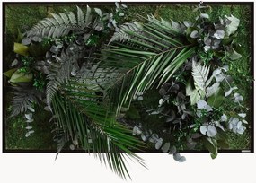 Handgemaakt jungle design wanddecoratie Tropic, ingelijst