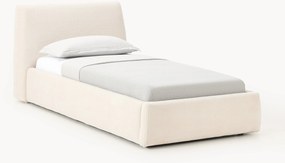 Gestoffeerd eenpersoonsbed Cloud met opbergruimte