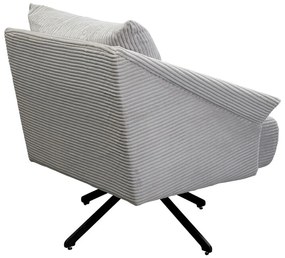 Kare Design Milo Draaibare Fauteuil Corduroy Beige