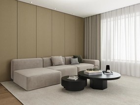 Decor Paneel Walnoot Light 260x60x2,1cm - 260 cm x 60 cm x 2.1 cm | 10 kg | Paneli akoestische wandpanelen - AKU Wandpanelen