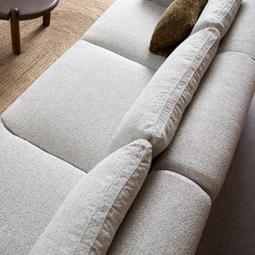 Beige Designbank Hoek Rechts