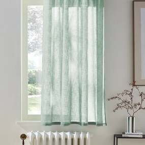 Radiatorgordijn met aangerimpelde bies en golf, NYONG