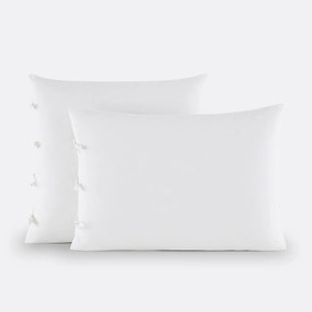 Effen kussensloop te strikken in katoen , Scenario